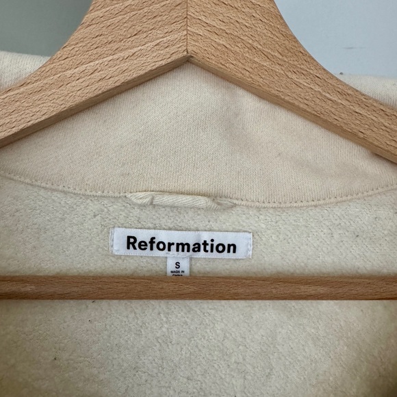 Reformation Cream Collared Sweater - Picture 6 of 6